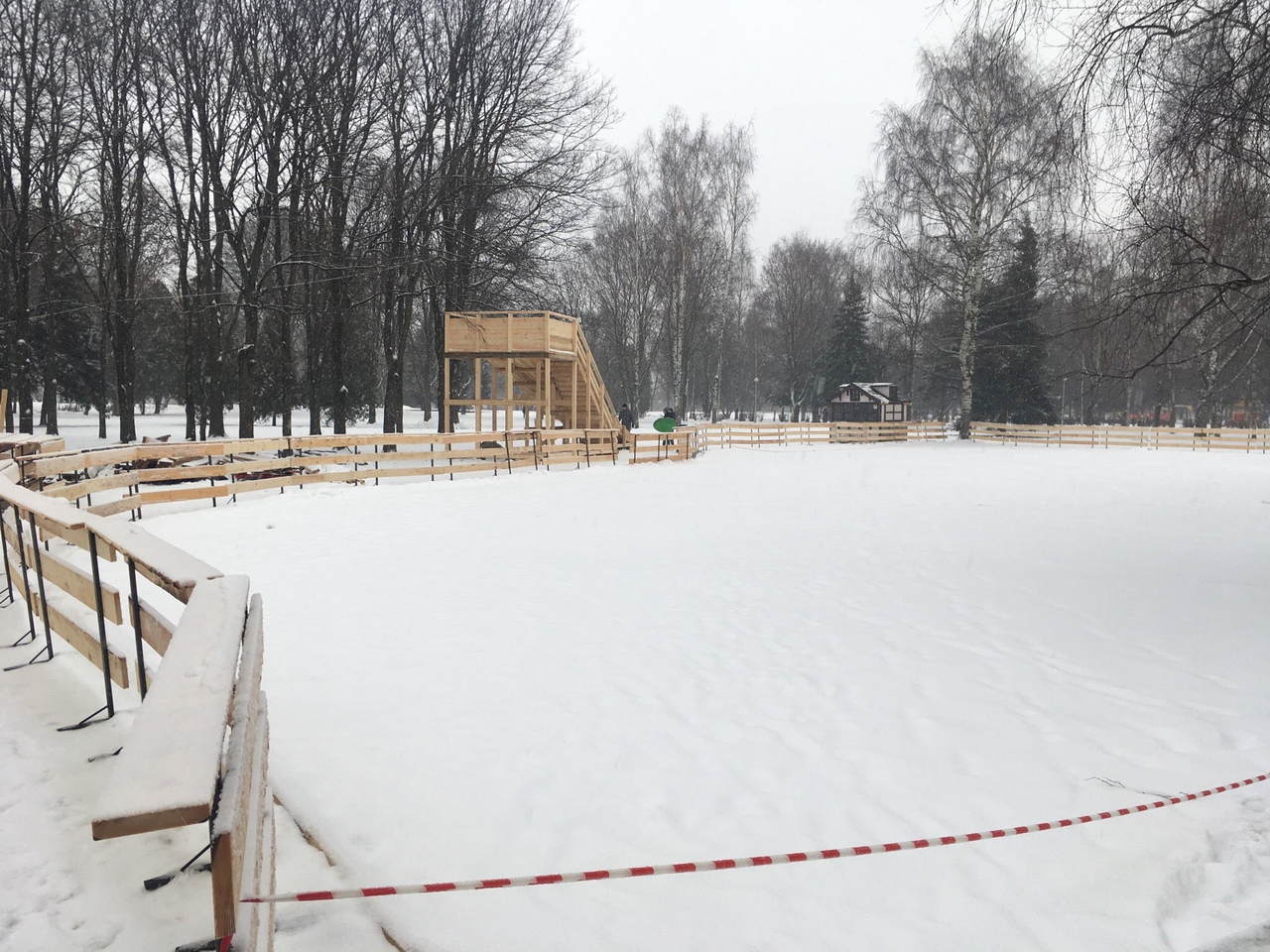 Липецк парк победы каток фото