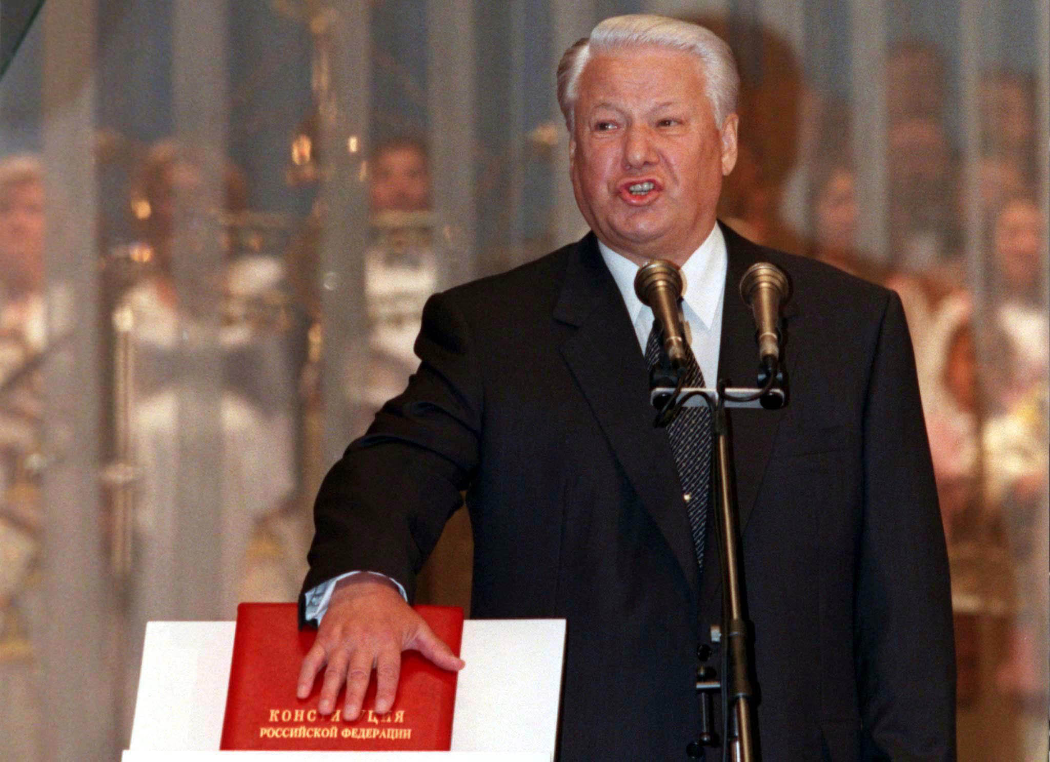 Б н ельцин подписал. Инаугурация Ельцина 1996.