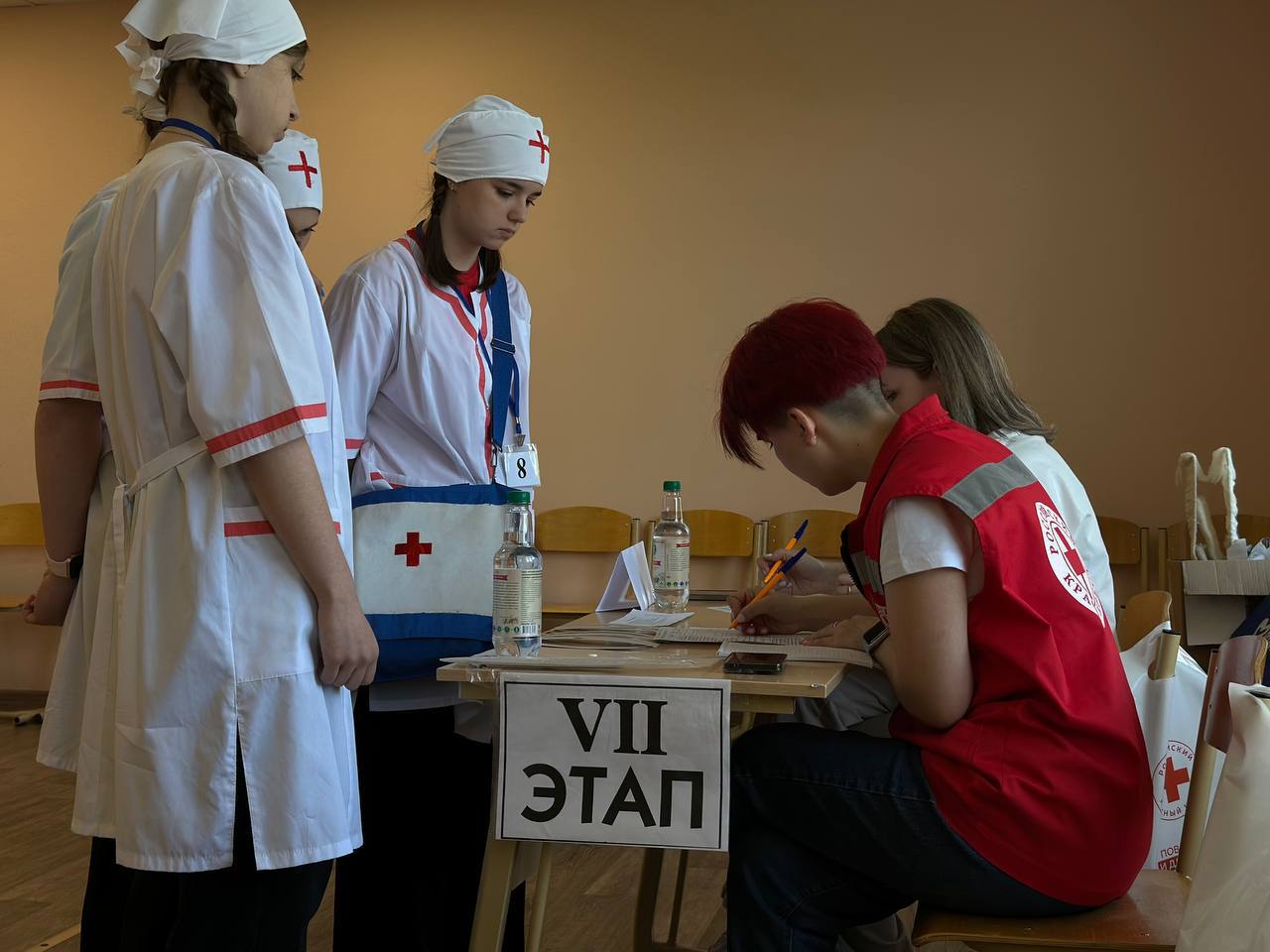 В Твери проходят соревнования школьных санитарных постов