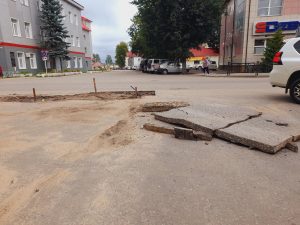 Бологовцы жалуются на беспощадное благоустройство города