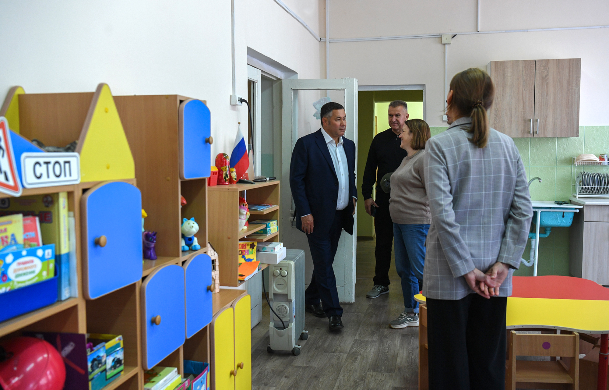 Губернатор Игорь Руденя проинспектировал состояние объектов образования в Торопецком округе