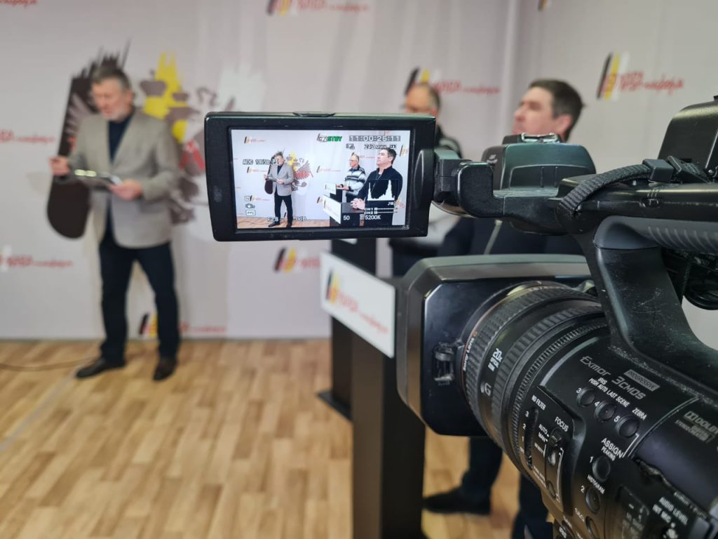 В Твери прошли съёмки программы "Держава-информ" на тему проведения праймериз "Единой России"