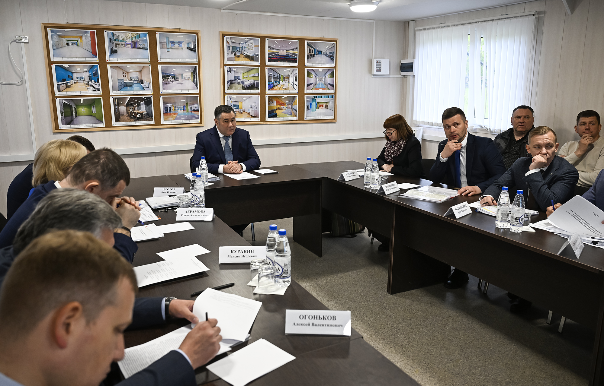 Строительство ДОКБ в Твери проинспектировал Игорь Руденя