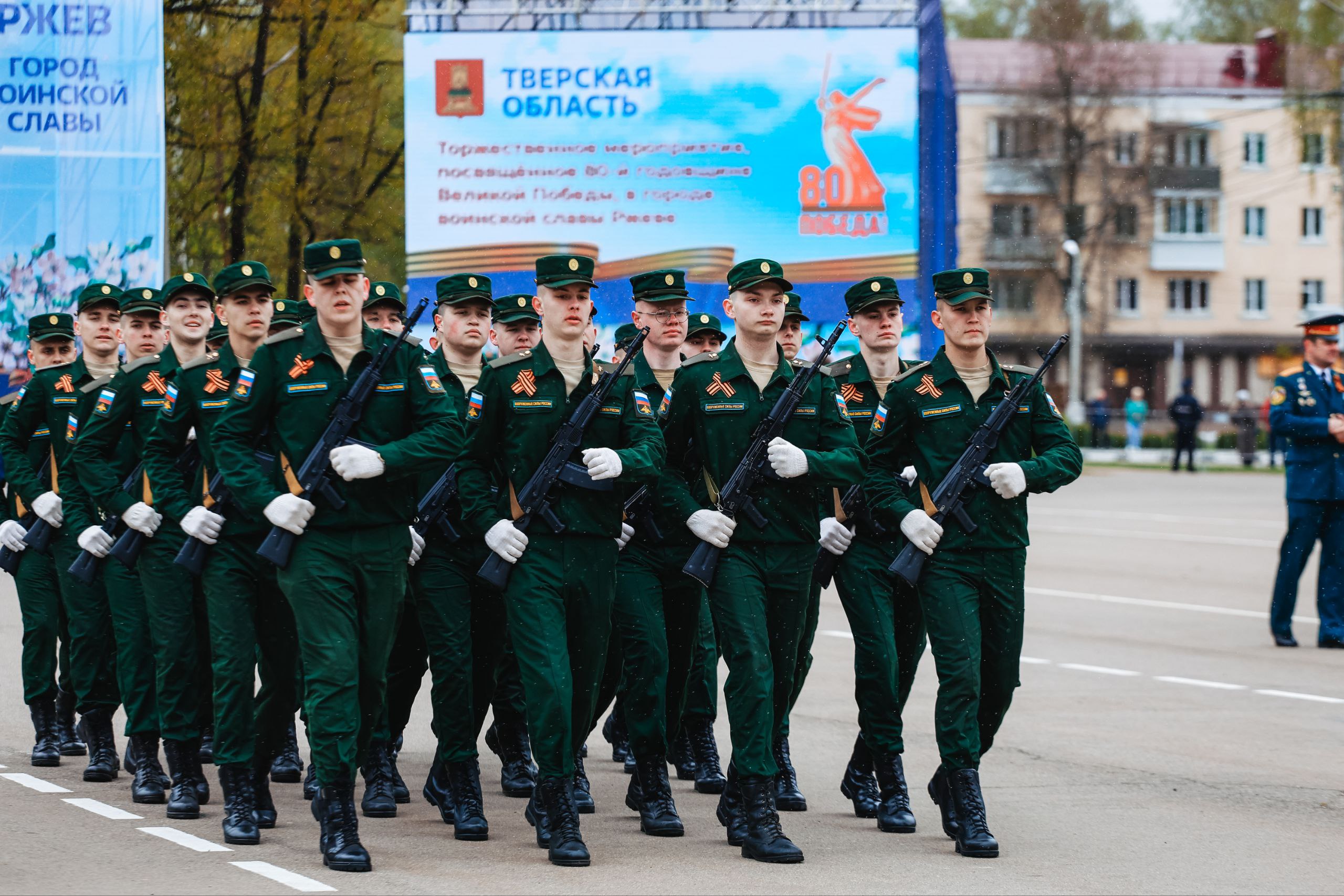 Игорь Руденя принял участие в торжествах в честь 80-летия Великой Победы в Ржеве