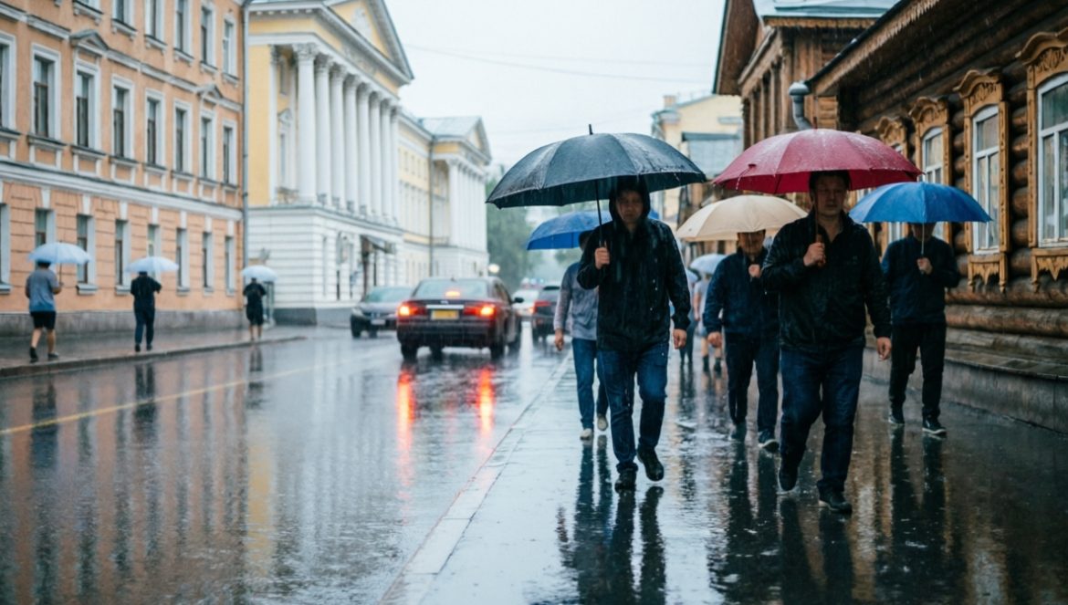 Слияние циклонов принесет в Верхневолжье рекордные ливни